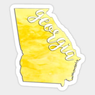 Georgia 7 Sticker